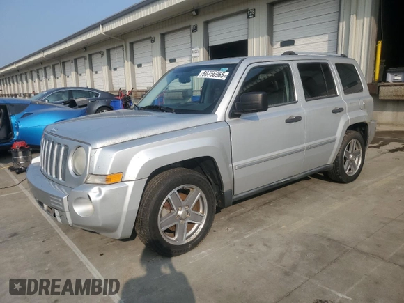 2008 Jeep Patriot Limited with VIN 1J8FF48W78D686169, listed as a Copart auction lot 60756965 with 142,440 mi miles and Clean title. Bid and sale history available at DreamBid. Image 1.