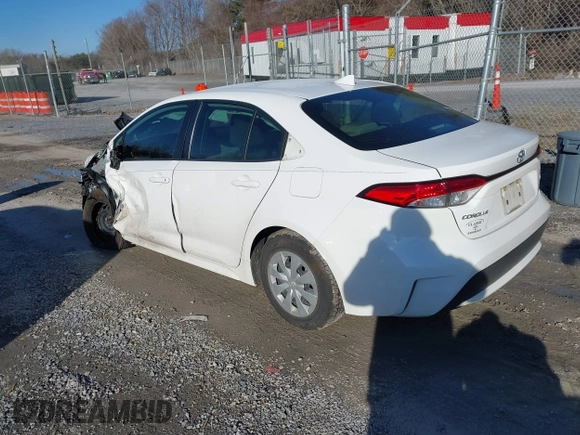 2021 Toyota Corolla L with VIN JTDDPMAE8MJ174820, listed as a IAAI auction lot 41565395 with 77,808 mi miles and . Bid and sale history available at DreamBid. Image 3.