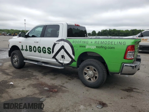 2022 Ram 2500 Big Horn with VIN 3C6UR5DJ0NG182445, listed as a Copart auction lot 59940205 with 91,080 mi miles and Salvage title. Bid and sale history available at DreamBid. Image 2.