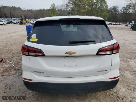 2024 Chevrolet Equinox LS with VIN 3GNAXHEG3RL311921, listed as a Copart auction lot 47956145 with 10,316 mi miles and Salvage Title. Bid and sale history available at carsss.com. Image 6.