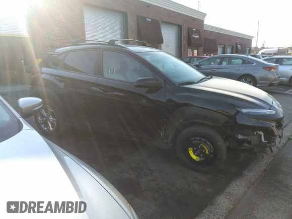 2023 Hyundai Kona SEL with VIN KM8K3CAB2PU949615, listed as a IAAI auction lot 41377088 with 38,639 mi miles and . Bid and sale history available at carsss.com. Image 13.