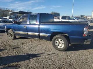 2002 Chevrolet Silverado 1500 LS with VIN 2GCEC19WX21224202, listed as a Copart auction lot 87909115 with 154,583 mi miles and Salvage Title. Bid and sale history available at carsss.com. Image 2.