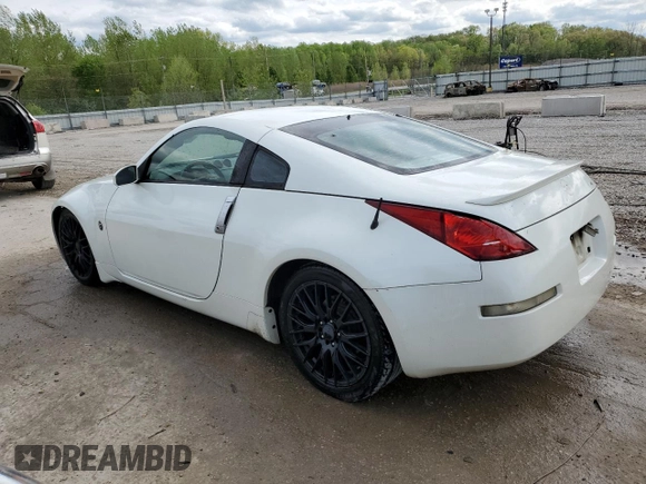 2003 Nissan 350Z Touring z VIN JN1AZ34E43T012305, wystawiony jako Copart lot #53831675 z przebiegiem 201 095 mil mil oraz Nie do naprawy • Non repairable. Historia ofert i sprzedaży dostępna na DreamBid. Obrazek 2.