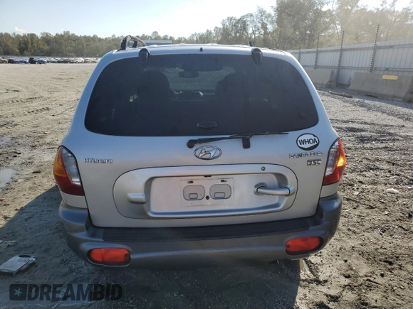 2003 Hyundai Santa Fe GLS with VIN KM8SC13E93U521854, listed as a Copart auction lot 74481814 with 242,069 mi miles and Salvage Title. Bid and sale history available at carsss.com. Image 6.