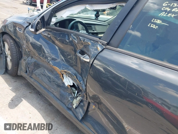 2016 Kia Optima LX with VIN KNAGT4L37G5069524, listed as a IAAI auction lot 42630982 with Not provided miles and . Bid and sale history available at DreamBid. Image 14.