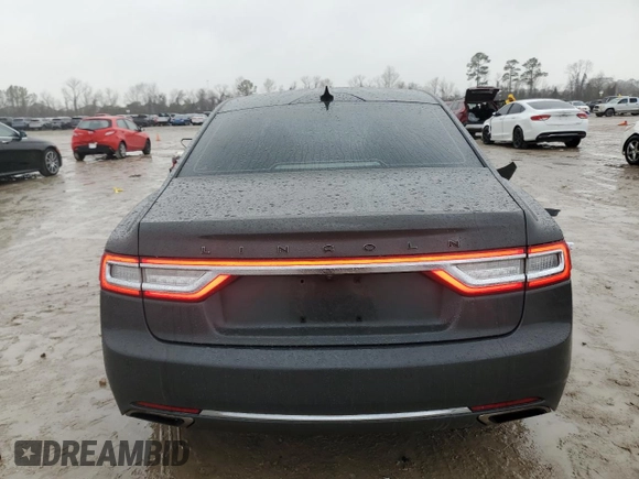 2018 Lincoln Continental Black Label with VIN 1LN6L9BC0J5612423, listed as a Copart auction lot 42830145 with 87,933 mi miles and Salvage Title. Bid and sale history available at DreamBid. Image 6.