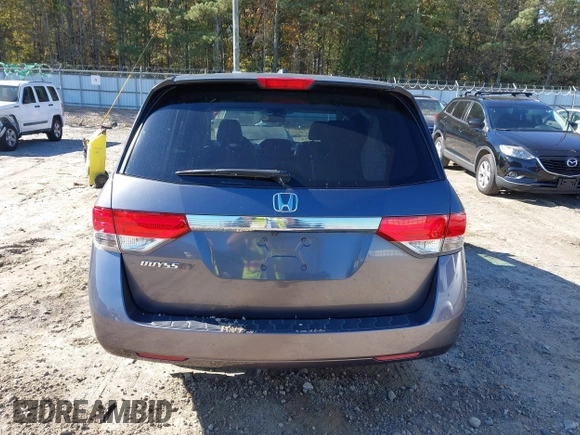 2016 Honda Odyssey EX-L with VIN 5FNRL5H69GB047902, listed as a IAAI auction lot 40795564 with 124,788 mi miles. Bid and sale history available at carsss.com. Image 16.