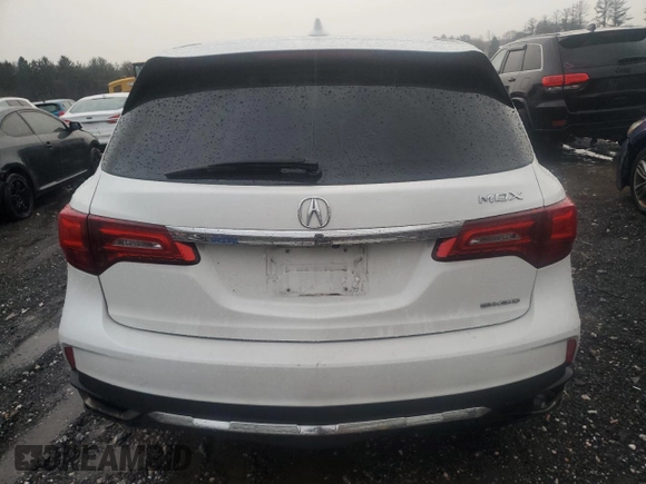 2020 Acura MDX with VIN 5J8YD4H33LL017313, listed as a Copart auction lot 83953704 with 132,961 mi miles and Salvage Title. Bid and sale history available at carsss.com. Image 6.