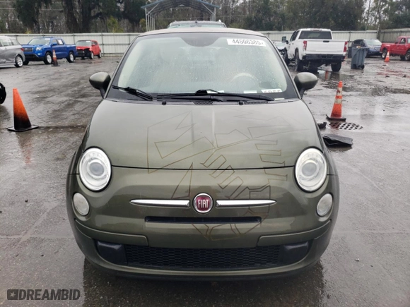 2013 FIAT 500 Pop with VIN 3C3CFFDR1DT711226, listed as a Copart auction lot 44506385 with 104180 miles and Clean Title. Bid and sale history available at carsss.com. Image 5.