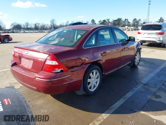 2006 Ford Five Hundred Limited z VIN 1FAFP28106G180763, wystawiony jako IAAI lot #41672882 z przebiegiem 127 357 mil mil oraz . Historia ofert i sprzedaży dostępna na DreamBid. Obrazek 4.