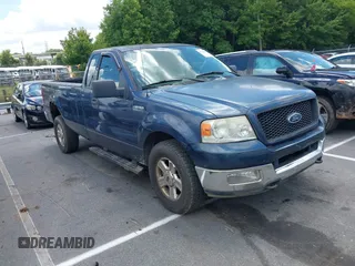 2004 Ford F-150 XL with VIN 1FTRF14584NA25707, listed as a IAAI auction lot 42753383 with 131,551 mi miles and . Bid and sale history available at DreamBid. Image 1.