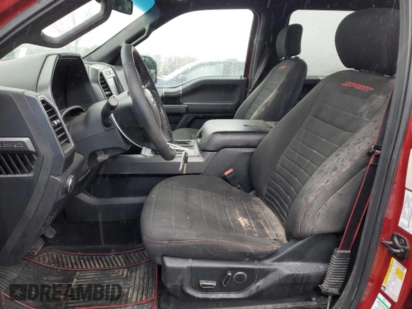 2018 Ford F-150 XL with VIN 1FTEW1E55JFA24677, listed as a Copart auction lot 49508155 with 119,616 mi miles and Salvage Title. Bid and sale history available at carsss.com. Image 7.