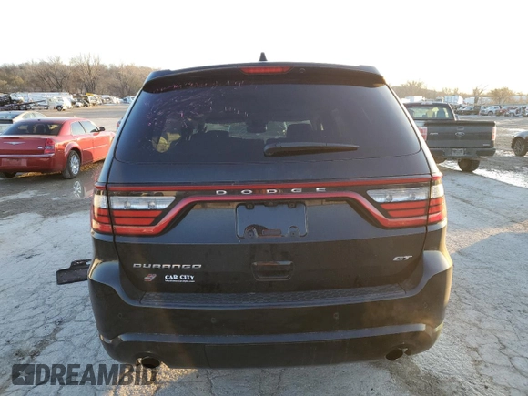 2018 Dodge Durango GT z VIN 1C4RDJDG1JC345532, wystawiony jako Copart lot #83110804 z przebiegiem 109 008 mil mil oraz Szkoda całkowita • Salvage title. Historia ofert i sprzedaży dostępna na DreamBid. Obrazek 6.