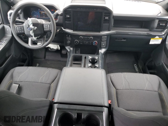 2024 Ford F-150 STX with VIN 1FTEW2K56RKD00250, listed as a Copart auction lot 71246864 with 153 mi miles and Clean Title. Bid and sale history available at carsss.com. Image 8.
