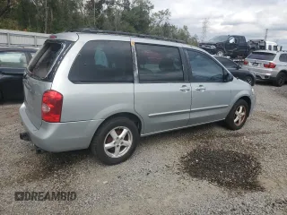 2002 Mazda MPV LX with VIN JM3LW28J320305099, listed as a Copart auction lot 83457404 with 135,020 mi miles and Salvage Title. Bid and sale history available at carsss.com. Image 3.
