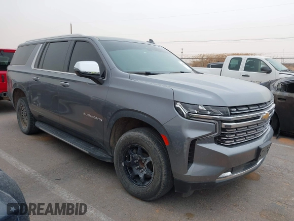 2022 Chevrolet Suburban Premier with VIN 1GNSCFKD8NR186674, listed as a IAAI auction lot 41794208 with 63,541 mi miles and . Bid and sale history available at DreamBid. Image 1.