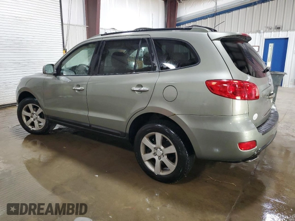 2007 Hyundai Santa Fe SE with VIN 5NMSH73E37H031738, listed as a Copart auction lot 55100575 with 187,435 mi miles and Salvage title. Bid and sale history available at DreamBid. Image 2.