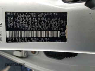 2014 Toyota Camry L with VIN 4T1BF1FK5EU328869, listed as a Copart auction lot 55331505 with 260,527 mi miles and Salvage Title. Bid and sale history available at carsss.com. Image 12.