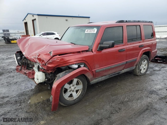 2006 Jeep Commander with VIN 1J8HG48K16C239049, listed as a Copart auction lot 46732315 with 183,370 mi miles and Salvage Title. Bid and sale history available at carsss.com. Image 1.