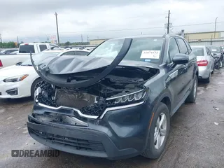 2022 Kia Sorento LX with VIN 5XYRG4LC8NG116399, listed as a IAAI auction lot 42074234 with 58,217 mi miles and . Bid and sale history available at DreamBid. Image 2.