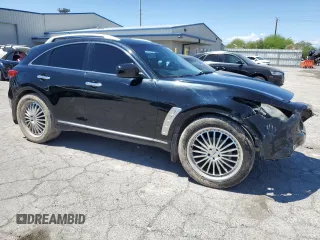 2009 Infiniti FX with VIN JNRAS18U99M101510, listed as a Copart auction lot 56075925 with 224,277 mi miles and Salvage title. Bid and sale history available at DreamBid. Image 4.