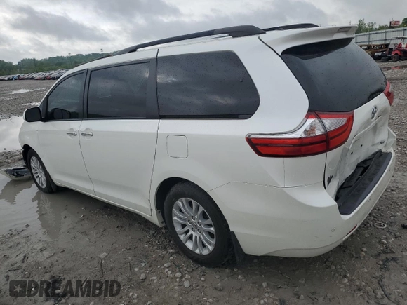 2016 Toyota Sienna XLE с VIN 5TDYK3DC5GS752884, выставлен на аукционе Copart как лот 54621775 с пробегом Не указан миль и Списание • Salvage title. История ставок и продаж доступна на DreamBid. Изображение 2.