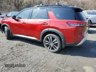 2024 Nissan Pathfinder Platinum with VIN 5N1DR3DK5RC291848, listed as a Copart auction lot 53316815 with 10,118 mi miles and Salvage title. Bid and sale history available at DreamBid. Image 2.