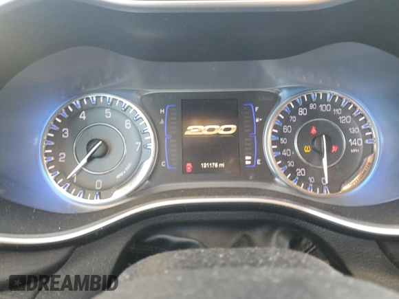 2017 Chrysler 200 Touring with VIN 1C3CCCFB4HN504150, listed as a Copart auction lot 83375684 with 121,176 mi miles and Salvage Title. Bid and sale history available at carsss.com. Image 9.