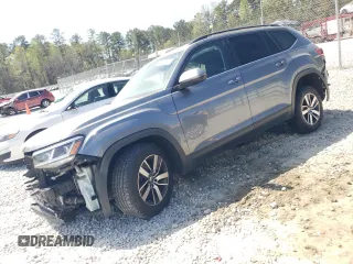 2021 Volkswagen Atlas SE with VIN 1V2DP2CA3MC510701, listed as a Copart auction lot 51147195 with 63,604 mi miles and Clean title. Bid and sale history available at DreamBid. Image 1.