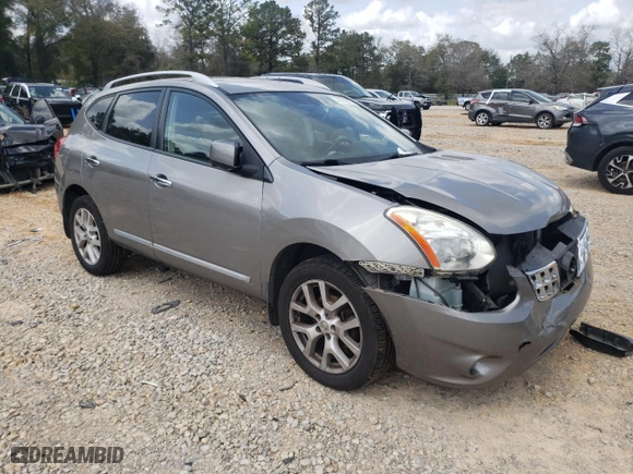 2013 Nissan Rogue SL with VIN JN8AS5MT9DW004524, listed as a Copart auction lot 49012575 with 91,184 mi miles and Salvage Title. Bid and sale history available at carsss.com. Image 4.