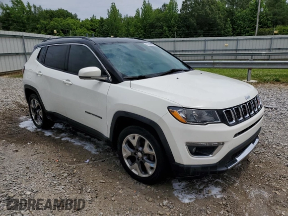 2020 Jeep Compass Limited with VIN 3C4NJCCB8LT108214, listed as a Copart auction lot 58131145 with 90,445 mi miles and Clean title. Bid and sale history available at DreamBid. Image 4.