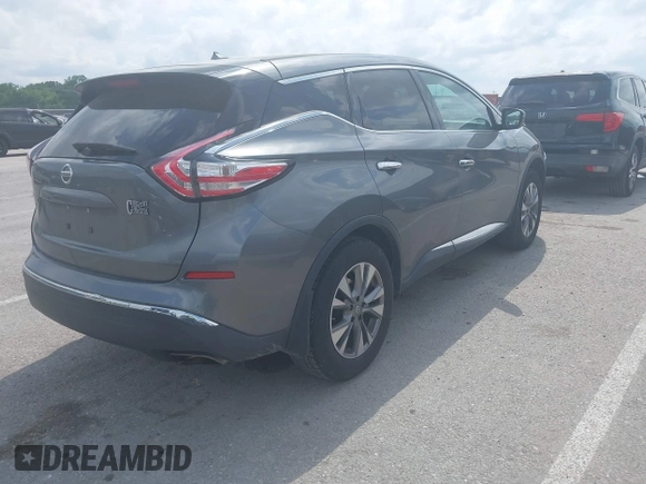 2016 Nissan Murano SV z VIN 5N1AZ2MGXGN125738, wystawiony jako IAAI lot #42302219 z przebiegiem 114 388 mil mil oraz . Historia ofert i sprzedaży dostępna na DreamBid. Obrazek 4.