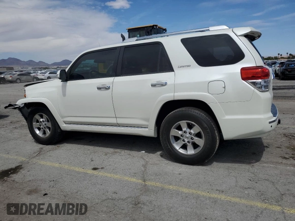 2011 Toyota 4Runner SR5 with VIN JTEZU5JR8B5026322, listed as a Copart auction lot 57356515 with 212,837 mi miles and Salvage title. Bid and sale history available at DreamBid. Image 2.