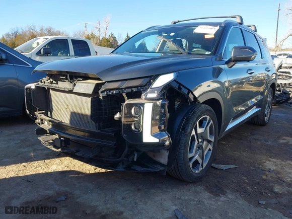 2023 Hyundai Palisade Limited with VIN KM8R5DGE4PU566419, listed as a IAAI auction lot 41409804 with 29,645 mi miles. Bid and sale history available at carsss.com. Image 20.