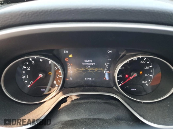 2019 Jeep Compass Limited z VIN 3C4NJDCB1KT826322, wystawiony jako Copart lot #56827455 z przebiegiem 64 778 mil mil oraz Czysty tytuł • Clean title. Historia ofert i sprzedaży dostępna na DreamBid. Obrazek 9.