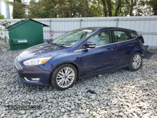 2017 Ford Focus Titanium with VIN 1FADP3N20HL267759, listed as a Copart auction lot 60091295 with 93,471 mi miles and Salvage title. Bid and sale history available at DreamBid. Image 1.
