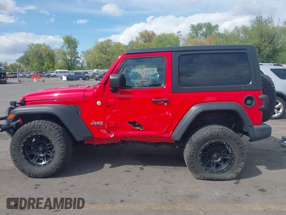 2019 Jeep Wrangler Sport S z VIN 1C4GJXAG4KW652569, wystawiony jako IAAI lot #42116457 z przebiegiem 46 007 mil mil oraz . Historia ofert i sprzedaży dostępna na DreamBid. Obrazek 15.
