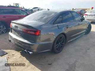 2017 Audi S6 Premium Plus with VIN WAUFFAFC6HN088418, listed as a IAAI auction lot 41346747 with 76,580 mi miles. Bid and sale history available at carsss.com. Image 4.