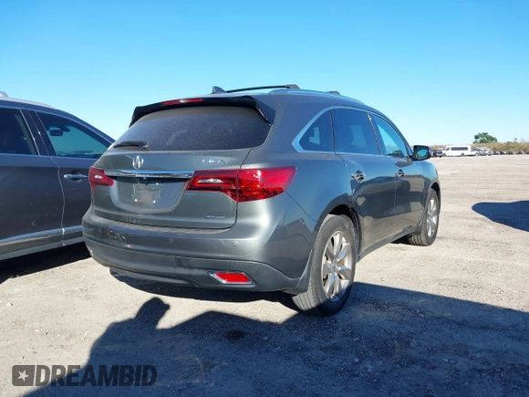 2014 Acura MDX Advance with VIN 5FRYD4H83EB048432, listed as a IAAI auction lot 41004432 with 83,944 mi miles and . Bid and sale history available at carsss.com. Image 4.