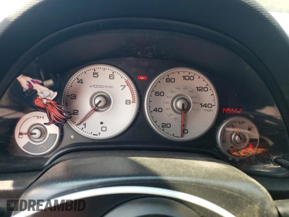 2003 Acura RSX with VIN JH4DC53823C002809, listed as a Copart auction lot 71439684 with 145,552 mi miles and Salvage Title. Bid and sale history available at carsss.com. Image 9.
