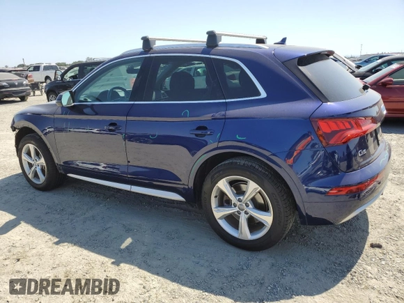 2020 Audi Q5 Premium Plus with VIN WA1BNAFY7L2034646, listed as a Copart auction lot 62927135 with 81,521 mi miles and Salvage title. Bid and sale history available at DreamBid. Image 2.