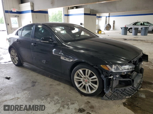 2018 Jaguar XE with VIN SAJAF4FX8JCP39410, listed as a Copart auction lot 61433984 with 38,303 mi miles and Salvage Title. Bid and sale history available at DreamBid. Image 4.