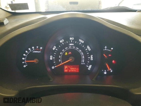 2012 Kia Sportage LX with VIN KNDPBCA2XC7221238, listed as a Copart auction lot 53683495 with 217,313 mi miles and Salvage Title. Bid and sale history available at DreamBid. Image 9.