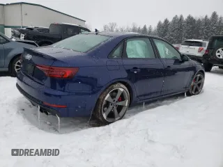 2019 Audi S4 Premium Plus with VIN WAUB4AF42KA116727, listed as a Copart auction lot 38506674 with 76,411 mi miles. Bid and sale history available at carsss.com. Image 3.