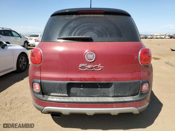 2015 FIAT 500L Urbana Trekking with VIN ZFBCFADH1FZ032769, listed as a Copart auction lot 69686214 with 135,539 mi miles and Salvage Title. Bid and sale history available at carsss.com. Image 6.