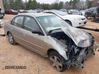 2004 Honda Civic LX with VIN 2HGES16594H559350, listed as a IAAI auction lot 41794654 with 1 mi miles. Bid and sale history available at carsss.com. Image 1.