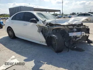 2022 Mercedes-Benz C 300 with VIN W1KAF4GB8NR047934, listed as a Copart auction lot 48605975 with 37,096 mi miles and Non Repairable. Bid and sale history available at DreamBid. Image 4.