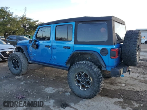 2022 Jeep Wrangler Unlimited Rubicon with VIN 1C4JJXR68NW190233, listed as a Copart auction lot 43017565 with 58,032 mi miles and Salvage title. Bid and sale history available at DreamBid. Image 2.