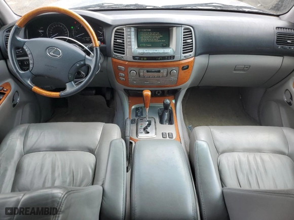 2005 Lexus LX 470 with VIN JTJHT00W254001985, listed as a Copart auction lot 65908043 with 138,003 mi miles and Clean Title. Bid and sale history available at carsss.com. Image 8.