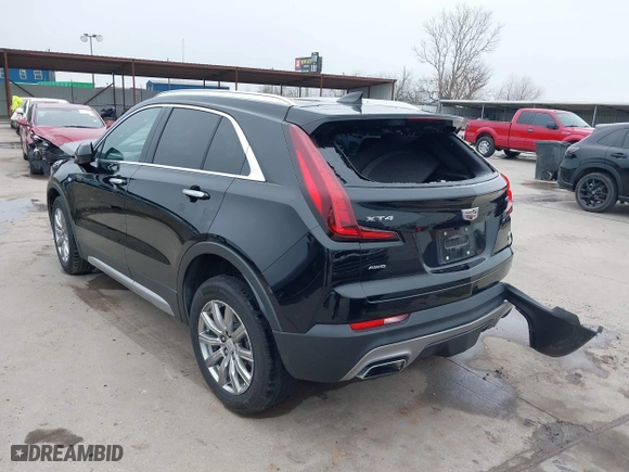 2020 Cadillac XT4 AWD Premium Luxury with VIN 1GYFZDR47LF122394, listed as a IAAI auction lot 41703115 with 69,366 mi miles. Bid and sale history available at carsss.com. Image 3.